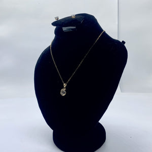 The Midnight Glow Pendant & Stud Set