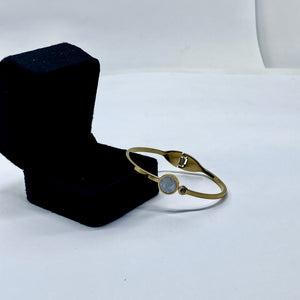 The Celestia Inlay Bangle
