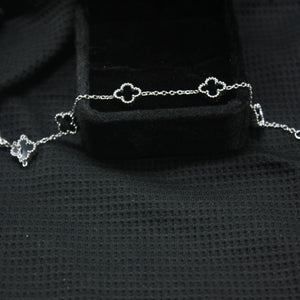 Black Clover Charm Dangle Bracelet - rangeeen.pk